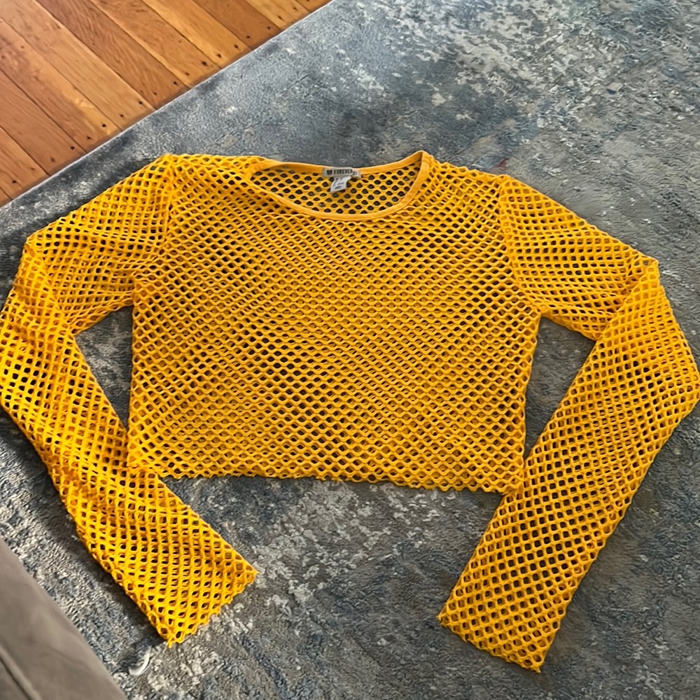 Cute mesh crop top